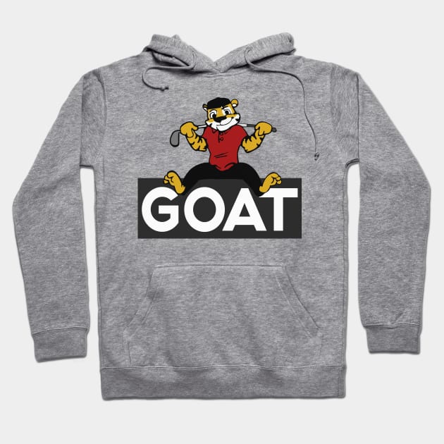 Tiger is the Goat Tiger Woods Hoodie TeePublic
